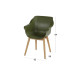 category Hartman | Tuinstoel Sophie met Armleuningen Teak | Moss Green 760487-01